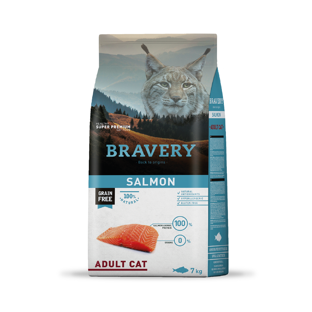 4GA020032-1.png BRAVERY SALMON ADULT CAT 2 KG - Imagen 1