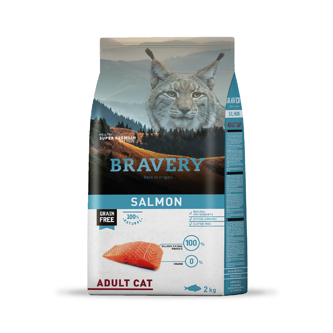 4GA070004-1.png BRAVERY SALMON ADULT CAT 7 KG - Imagen 1